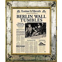 Brookpace, The Versailles Collection - Berlin Wall Tumbles Framed Print, 55 X 45cm