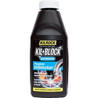 Kilrock Kil-Block Bathroom Drain Unblocker, 500ml