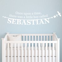 Megan Claire Personalised Little Boy Wall Sticker