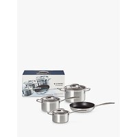 Le Creuset 3-Ply Stainless Steel Pan Set, 4 Pieces