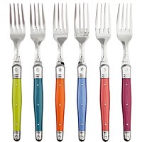 Laguiole By Jean Dubost Iridescence Table Fork, 6 Piece