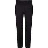 John Lewis Washable Tailored Suit Trousers, Black