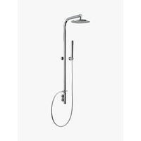 Abode Circular Wall Mounted Thermostatic Shower, Showerhead And Handset