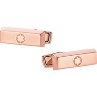 Montblanc Contemporary Collection Bar Cufflinks, Red Gold