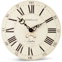 Jones Clocks Columbus Cream Analogue Clock