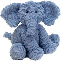 Jellycat Fuddlewuddle Elephant Soft Toy, Medium, Blue