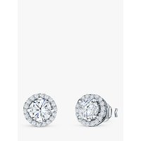 Jools By Jenny Brown Round Pavé Surround Stud Earrings