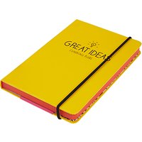 Happy Jackson A6 Notebook, Yellow