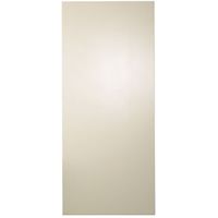 Cooke & Lewis Raffello High Gloss Cream Slab Tall Fridge Freezer Door (W)600mm