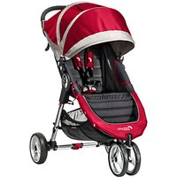 Baby Jogger City Mini 3 Wheel Pushchair, Crimson