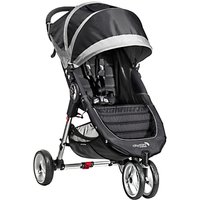 Baby Jogger City Mini 3 Wheel Pushchair, Black/Grey