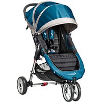 Baby Jogger City Mini 3 Wheel Pushchair, Teal/Grey
