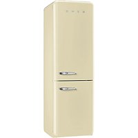 Smeg FAB32RNC Freestanding Fridge Freezer, A++ Energy Rating, Right-Hand Hinge, 60cm Wide, Cream