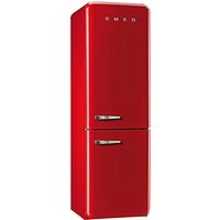 Smeg FAB32RNR Freestanding Fridge Freezer, A++ Energy Rating, Right-Hand Hinge, 60cm Wide, Red