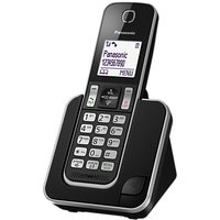 Panasonic KX-TGD310EB Digital Cordless Phone With Nuisance Call Control, Single DECT