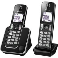 Panasonic KX-TGD312ED Digital Cordless Phone With Nuisance Call Control, Twin DECT