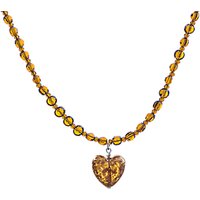 Martick Sparkle Heart And Crystal Pendant Necklace