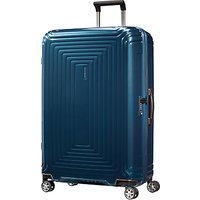 Samsonite Neopulse 4-Wheel 81cm Large Suitcase, Blue