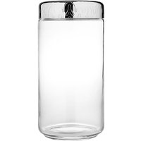 Alessi Dressed Storage Jar, Stainless Steel/Crystal Glass, 1.5L