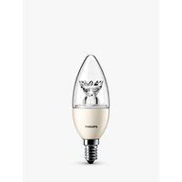 Philips 6W SES Candle Light Bulb, Clear
