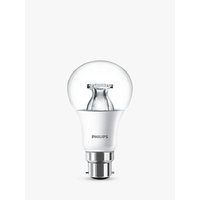 Philips 9W BC LED Classic Dimmable Bulb, Clear