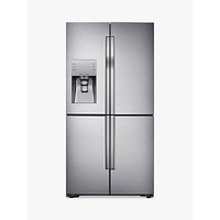 Samsung RF56J9040SR 4-Door American Style Fridge Freezer, A+ Energy Rating, 90cm Width, Stainless Steel