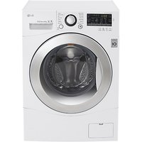 LG FH4A8TDN2 Freestanding Washing Machine, 8kg Load, A+++ Energy Rating, White