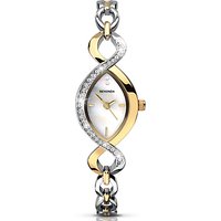 Sekonda 2017.27 Women's Two Tone Bracelet Strap Watch, Silver/Gold