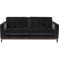 Furia Odyssey 3 Seater Velvet Sofa, Marco Steel