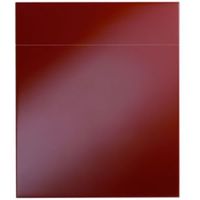 Cooke & Lewis Raffello High Gloss Red Slab Drawerline Door & Drawer Front (W)600mm Set Door & 1 Drawer Pack