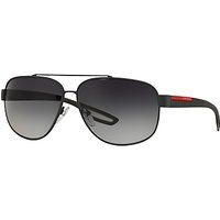 Prada Linea Rossa PS58QS Polarised Rectangular Sunglasses