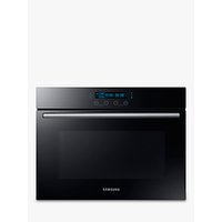 Samsung NQ50H5537KB Built-In Combination Microwave Oven, Black Glass