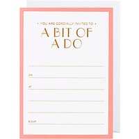 Lagom Designs Party Announcement Notecards, Pack Of 10