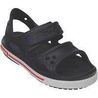 Crocs Children's Crocband II Sandals, Navy/White