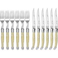 Laguiole By Jean Dubost Steak Knives And Forks Set, 12 Piece