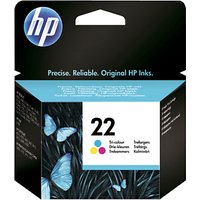 HP 22 Inkjet Cartridge, Tri-Colour, C9352AE