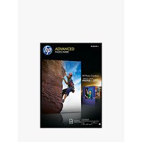HP Advanced Photo Paper, White, A4, 25 Sheets