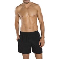 Speedo Solid Watershort Swim Shorts, Black