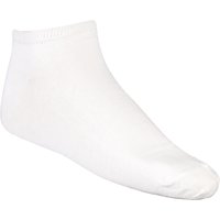 John Lewis Ankle Socks, One Size, Pack Of 5, White