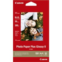 Canon PP-201 Glossy Photo Paper, 10 X 15cm, 50 Sheets