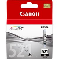 Canon PIXMA CLI-521BK Inkjet Cartridge, Black