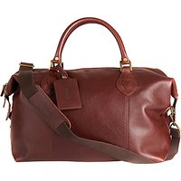 Barbour Leather Explorer Bag, Brown