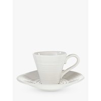 Sophie Conran For Portmeirion Espresso Cup And Saucer, White, Pack Of 2