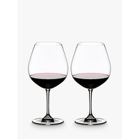 Riedel Vinum Pinot Noir Red Wine Glasses, Set Of 2