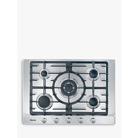 Miele KM2032 Gas Hob, Stainless Steel
