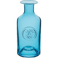 Dartington Crystal Daisy Bottle Vase, Turquiose
