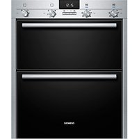 Siemens HB43NB520B Built-Under Double Electric Oven, Stainless Steel