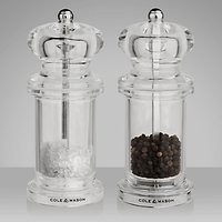 Cole & Mason 505 Acrylic Salt And Pepper Set, 13cm