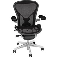 Herman Miller Classic Aeron Office Chair, Polished Aluminium