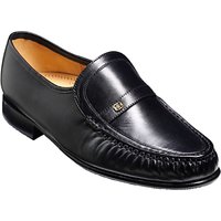 Barkers Jefferson Leather Moccasin Shoes, Black